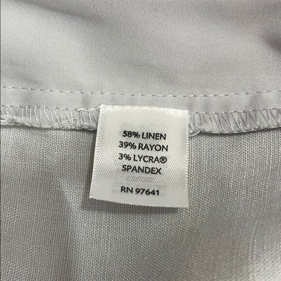 NWT J. Jill linen blend wide leg crop pants - Picture 6 of 6